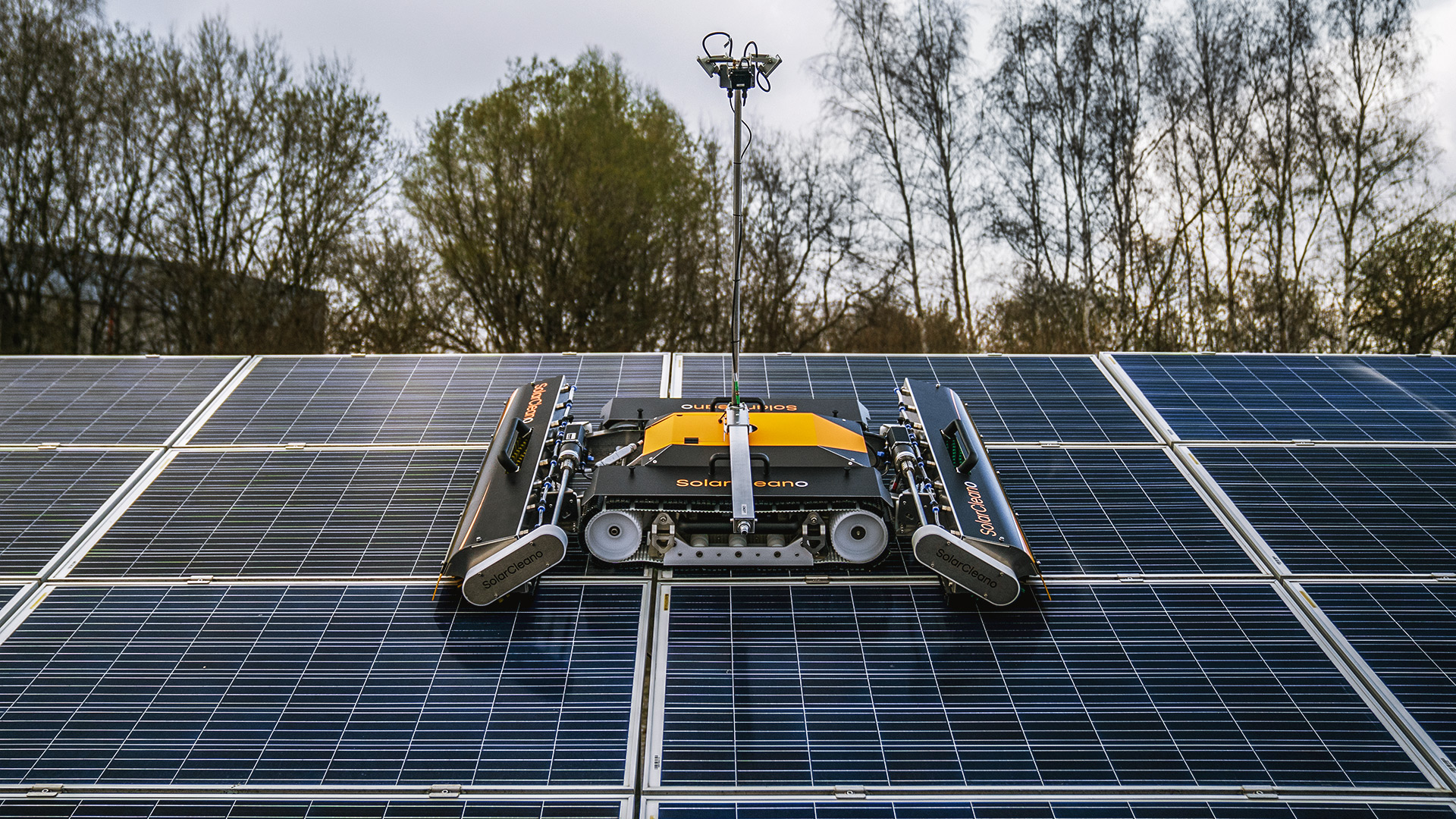 componentă a robotului de curățare a panourilor solare și accesorii de curățare