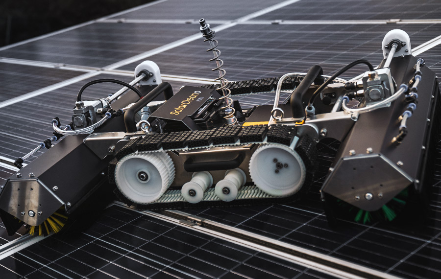 design robot pentru panouri solare