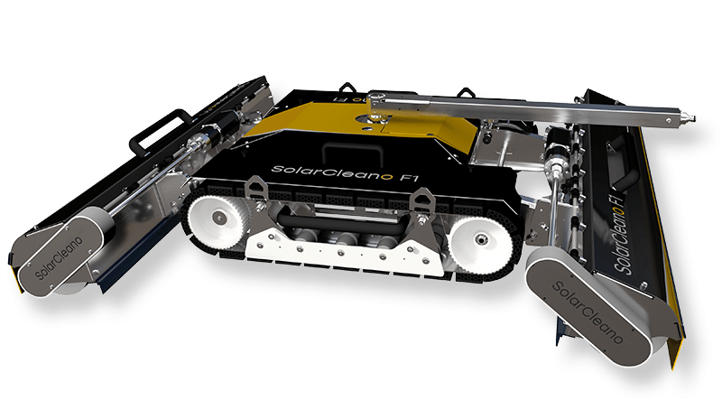 fully modular solar robot components with only one person to operate