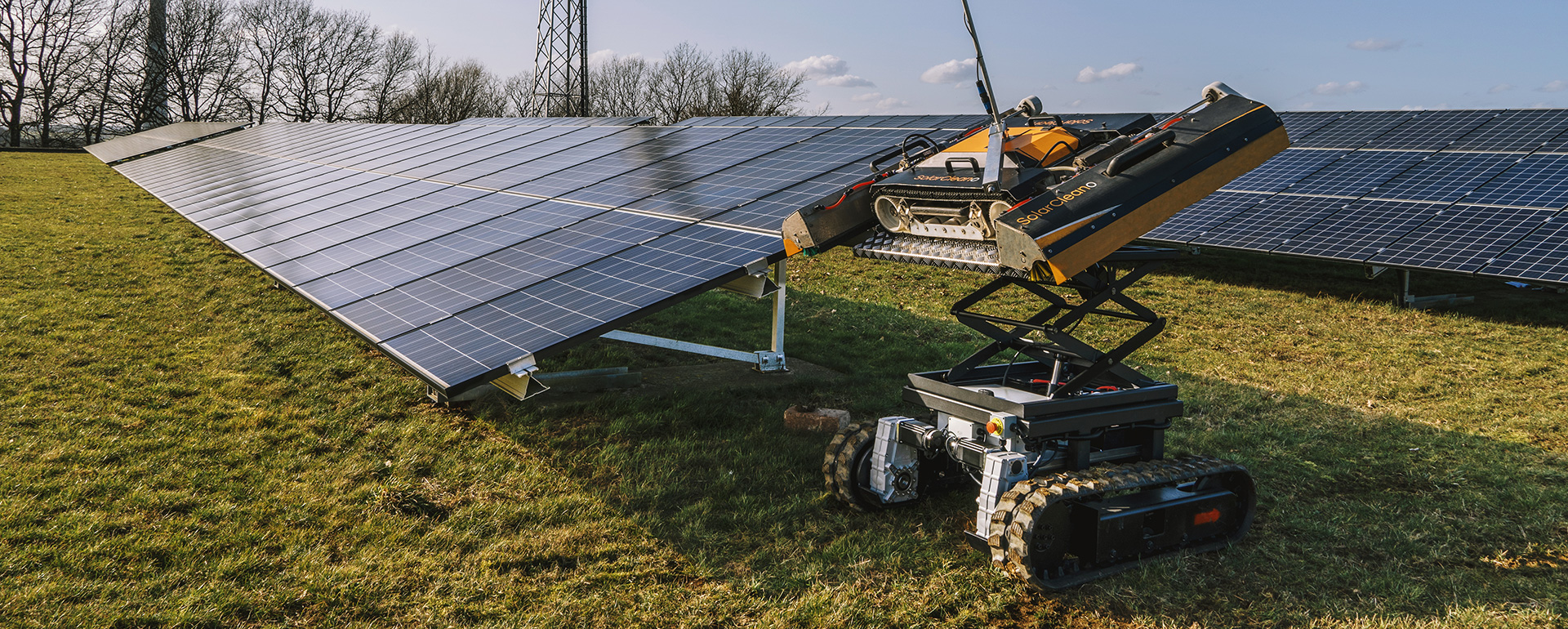 robot for solar trackers system
